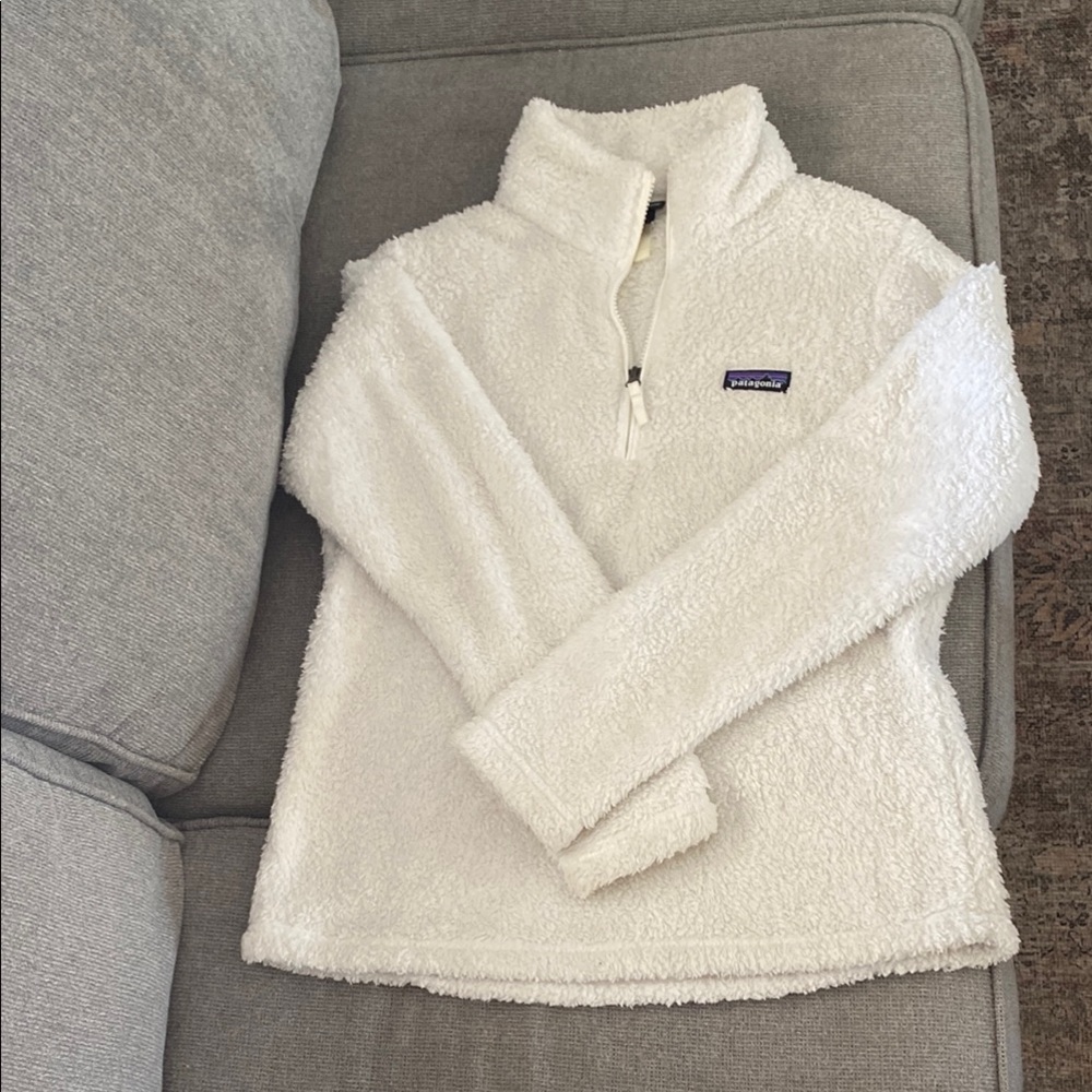Patagonia Ivory Fleece Half-Zip Pullover
